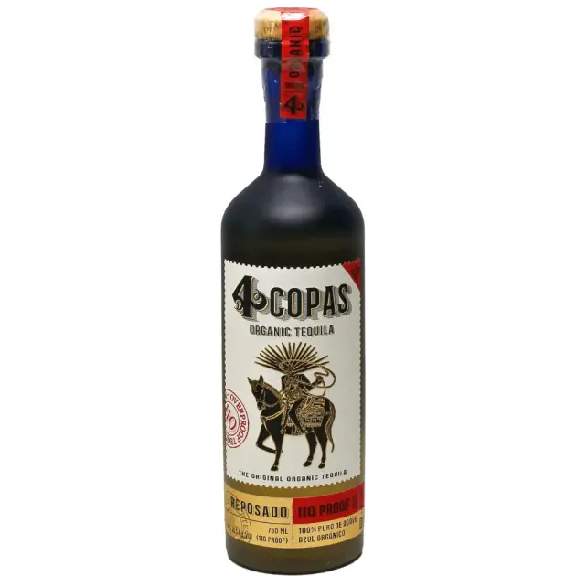 4 Copas Reposado 110 Proof 750 ml