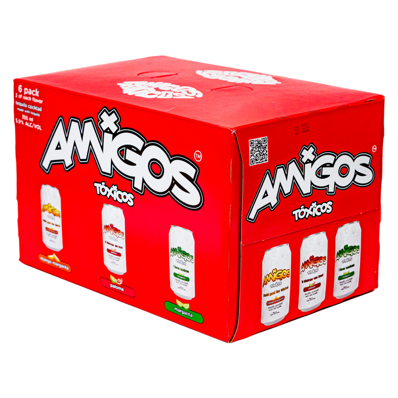 Amigos Toxicos Tequila Cocktail Variety Pack 6pk 355ml Can